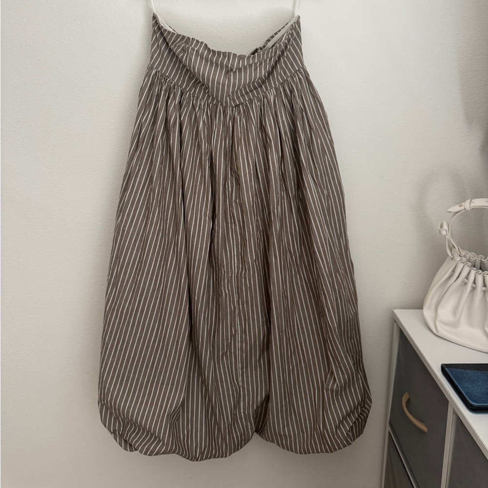 Lucky Brand Striped bubblehem dress
